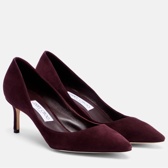 New JIMMY CHOO Romy 60 suede pumps $795 39.5 - Picture 2 of 10